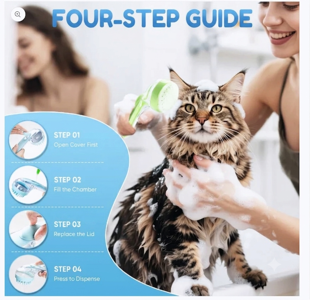 Pet Bath Brush